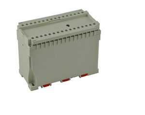 Boîtier de bornier électronique standard DIN en ABS/PC, indice de protection IP55, gris clair, pour électronique et instruments - Product Image 1