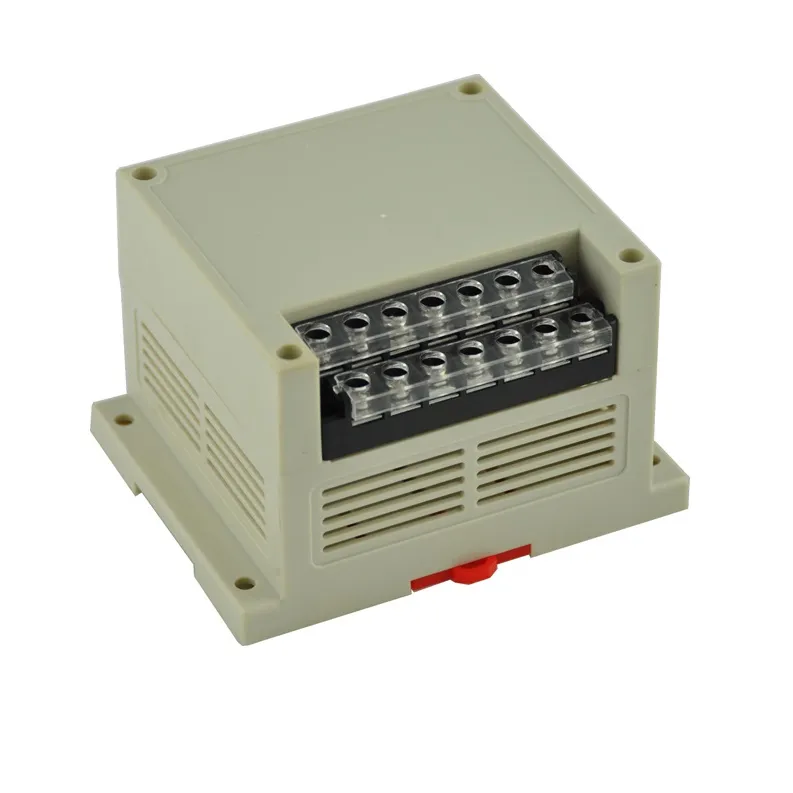 พลาสติก ABS ควบคุม PLC เปลือกอิเล็กทรอนิกส์ IP54 ระดับการป้องกันกล่องแยกและตัวเครื่อง