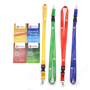 カスタムデザインPvcプラスチックVIPカード舞台裏会議がアーティストパスバッジランヤードイベント用 - Product Image 2