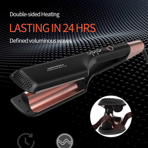 Más vendidos 3 barril rizador 16MM cerámica mujer pelo Waver hierro fuente <span class=keywords><strong>de</strong></span> energía eléctrica PTC calentador pelo Waver - Product Image 3