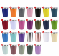 Gobelet classique personnalisé de 12oz 16oz bouteille d'eau isolée sous vide en acier inoxydable tasse à boire à double paroi tasse de voyage isolée
