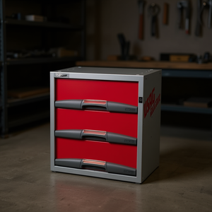 Caja de Herramientas D3 Roja de 5000, Gabinete de Almacenamiento de Acero con 3 Cajones para Uso en Taller - Product Image 3