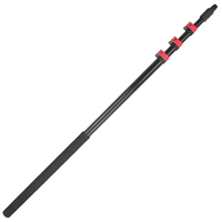 Orientjhon Outil de nettoyage de fenêtres télescopique professionnel en alliage d'aluminium léger et écologique, 3,6 m, 5 sections