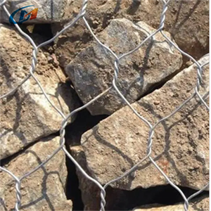 六角丝网桥用热浸镀锌丝保护石笼 - Product Image 2