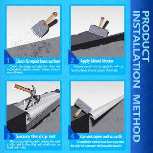 Profilo Angolare in PVC a Becco d'Aquila - Protezione Angolare Moderna di Grado Ospedaliero Resistente all'Acqua <span class=keywords><strong>con</strong></span> Drenaggio per Davanzali - Product Image 6