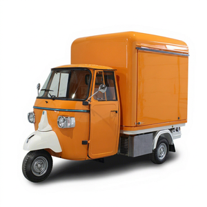 Remolque de Comida Vintage de 3 Ruedas con Carrocería de Acero Motorizado de 4.8m, Resistente a la Oxidación, para Uso en Exteriores, con Garantía de 3 Años, Eje Único - Product Image 1