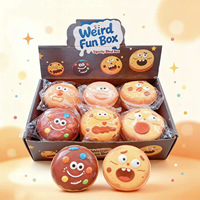 Jouets Squishy Nouveaux Modèles les Plus Vendus : Biscuits d'Expression Faciale, Jouets de Décompression à Presser en Mousse PU, Vente Directe Usine