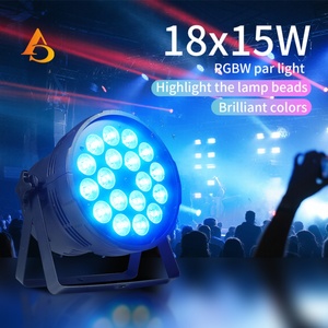 AICPOSE - Foco LED Par Profesional Personalizable de 18x15w, DMX512, Plano, para Interiores, Ideal para Organizadores de Eventos - Product Image 2