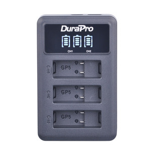 AHDBT-501 AHDBT-601 AHDBT-701 AHDBT-801 LCD USB 3พอร์ตสำหรับชาร์จ <span class=keywords><strong>Gopro</strong></span> Hero 5 Hero5 Hero 6 Hero6กล้อง Hero <span class=keywords><strong>7</strong></span> Hero7 - Product Image 1