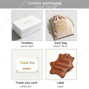 Customized Ostrich Leather Arabic Shoes Metal Parts Slide <b>slippers</b> Gulf Luxury Handmade Footwear Ramadan Beach Holiday - Product Image 4