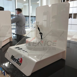 Estantes <span class=keywords><strong>de</strong></span> exhibición <span class=keywords><strong>de</strong></span> <span class=keywords><strong>altavoces</strong></span> <span class=keywords><strong>de</strong></span> acrílico personalizados <span class=keywords><strong>de</strong></span> fábrica con soporte para tarjetas publicitarias Exhibición <span class=keywords><strong>de</strong></span> soporte <span class=keywords><strong>de</strong></span> Perspex <span class=keywords><strong>de</strong></span> diseño moderno para uso en tienda <span class=keywords><strong>de</strong></span> escritorio - Product Image 6