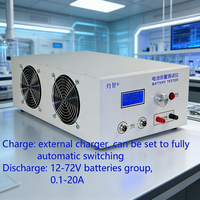 Probador de Capacidad de Batería Multifuncional Zketech Ebc-B20h, Tasa de Descarga de 20 A para Comprobación del Estado de Baterías de 12 V, 24 V, 36 V, 48 V, 60 V, 72 V