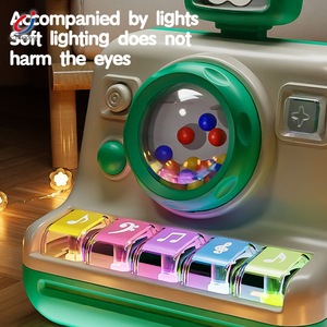 Chengji Jouet musical en plastique pas cher, caméra <span class=keywords><strong>de</strong></span> simulation multifonctionnelle avec lumières et sons, piano pour bébé, photos - Product Image 3