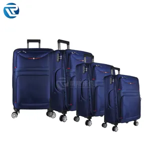 Bolsa giratória para bagagem Oxford, conjunto de 3 peças com rodas giratórias para laptop, bagagem de viagem, mala de viagem de 20 24 28 polegadas, ideal para transporte