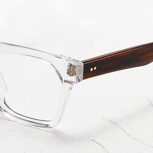 Monturas de Gafas Transparentes Rectangulares con Aro Completo MM306LX Unisex Ligeras de Color Sólido para Corrección de Visión en Adultos - Product Image 2