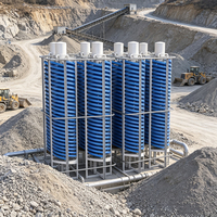 Séparateur à spirale pour le retraitement des tailings d'or - Machine minière à haut taux de récupération et séparation précise