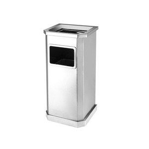 Hotel lobby metal garbage bin trash bin waste bin