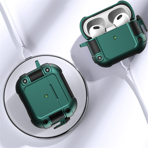 <span class=keywords><strong>Funda</strong></span> protectora para <span class=keywords><strong>AirPods</strong></span> <span class=keywords><strong>Pro</strong></span> y 3, 1, 2, TPU, PC, <span class=keywords><strong>funda</strong></span> armadura resistente, gancho, hebilla de interruptor, <span class=keywords><strong>2022</strong></span> - Product Image 3