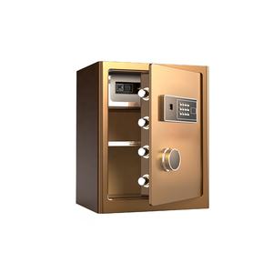 मनी होटल इलेक्ट्रॉनिक फिंगरप्रिंट लॉक सुरक्षित बॉक्स घर में चोरी के एंटी-चोरी ठोस स्टील होटल सुरक्षित बॉक्स - Product Image 4