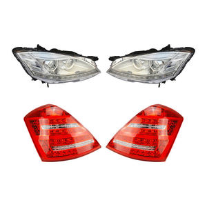 Mercedes Classe S W223 2007 Kits de carrosserie W221 à S63 Maybach feu arrière et pièces de carrosserie de pare-chocs avant pour le style arrière - Product Image 4