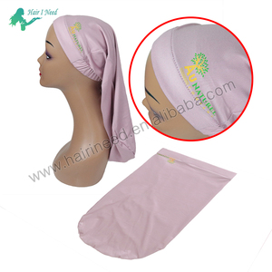 Capuchon unisexe Spandex Dreadlocks <span class=keywords><strong>en</strong></span> vrac chaud <span class=keywords><strong>sous</strong></span> le Tube d'écharpe pour Turban enveloppes de tête de couleur unie Stretch Loc Dread Bonnets avec Logo - Product Image 1
