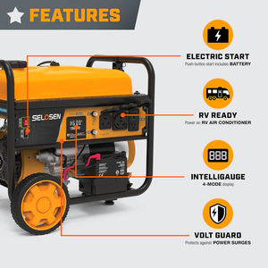 Industrial Power 4000W/3500W <b>Gasoline</b> Generator Equipment Set HSAMZ-Portable <b>Gasoline</b> Genset-3.5kw Generator <b>Gasoline</b> - Product Image 2