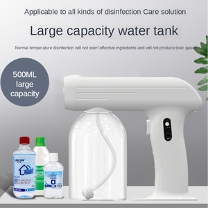 Pistola de Desinfección Inalámbrica con Atomizador Nano Portátil Mini Directo de Fábrica, Rociador Blanco para Uso en Automóviles y Hogares K3-LC - Product Image 5