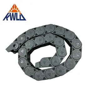 Nylon Flexible Plastic Cable Drag Chain Bridge Type Openable For Cable Protection For CNC Machine