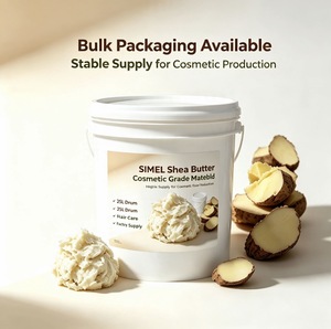 Beurre de karité naturel biologique SIMEL, matière première cosmétique de haute pureté, hydratant et éclaircissant pour la peau et les cheveux, vente en gros - Product Image 2
