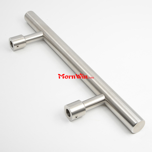 नए डिजाइन स्टेनलेस स्टील ट्यूब पुल हैंडल शॉवर रूम बाथरूम ग्लास दरवाजा हैंडल - Product Image 6