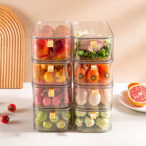 Sanga New Drawer Style Kitchen Storage <b>Boxes</b> With Lids Leak-proof Stackable Airtight Food Storage <b>Containers</b> - Product Image 4