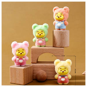 ألعاب أطفال، تماثيل حيوانات صغيرة ثلاثية الأبعاد من الراتنج الناعم، شخصيات حيوانات صلبة للسلاسل والقلائد والأساور - Product Image 3