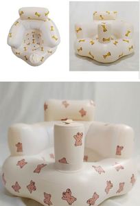 Modern Cute Bear Pattern PVC <b>Inflatable</b> Baby <b>Sofa</b> Chair Easy to Carry for Living Room Bedroom Apartments Park or Bathroom - Product Image 4