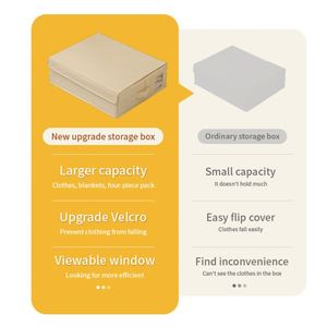 Nouveaux organiseurs de draps en tissu non tissé, organiseurs de placard et cubes de rangement pliables pour draps avec housse - Product Image 6