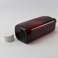 16oz 500ml Bouteille de médicament liquide ambré vide Oral Wockhardt Hi-tech Actavis Bouteille de sirop contre la toux maigre avec étiquettes de bouchon CRC