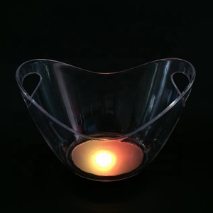 Nouveaux seaux à glace LED rechargeables 8L baril en acrylique transparent seau à glace lumineux boîtes <span class=keywords><strong>de</strong></span> nuit éclairer seaux à <span class=keywords><strong>bière</strong></span> champagne - Product Image 6