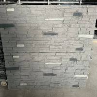 Panneaux muraux 3D en placage de fausse brique Carrelage Extérieur en fausse pierre Revêtement décoratif Intérieur Pierre artificielle en PU