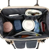 Sac à dos de voyage en gros à prix d'usine, ensemble sac à langer élégant pour maman et bébé, compagnon de voyage stylé