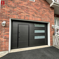 Fournisseur de portes de garage modernes Bolang, porte automatique à panneaux bruns, fenêtre personnalisée, porte piétonne, 16x7 9x7, garage pour voitures, entrepôt