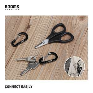 Mousqueton en aluminium 2 pouces Clip pour clé en forme d'anneau en D Crochet pour carabine Boucle de porte-clés à ressort - Product Image 3