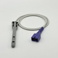InnovMetal Smart PSRA101 Sonda Rectal Veterinaria Flexible Encriptada de 9 Pines para Monitorización de Pulso Oximetría y Oxígeno en Sangre