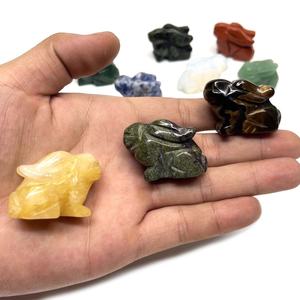 Lapin en cristal, pierre naturelle, Agate Opalite verte, Aventurine lapin, Animal, sculpture, cristal lapin - Product Image 4