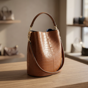 Bolsos de Mano de Cuero para Mujer, Auténticos, Impermeables, Ecológicos, Ligeros, de Gran Capacidad, con Cierre de Cremallera, Duraderos, con Múltiples Correas - Product Image 2