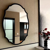 Factory Direct Sales of Artistic Decorative Mirrors, Irregular Corridor Mirrors Suitable for Hotels and Apartments.
