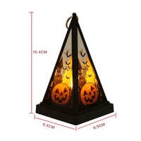 Lumières de décoration d'Halloween, ornements de table, bougies électroniques LED, accessoires de fête