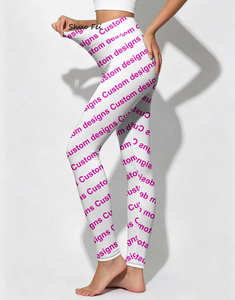 Leggings de yoga taille haute pour femme, imprimé chiens, coupe ajustée, motif chiot, pantalon de sport décontracté - Product Image 4
