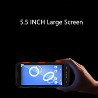 Terminal de données mobile robuste PDA industriel Android 13 4G avec lecteur de codes-barres 1D 2D QR NFC RFID IP65