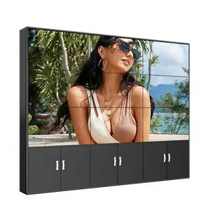 4k מקורה Videowall 55 אינץ 2x2 3x3 הר פרסומת LCD מסך וידאו 3x3 2x2 LCD וידאו קיר שחבור מסך