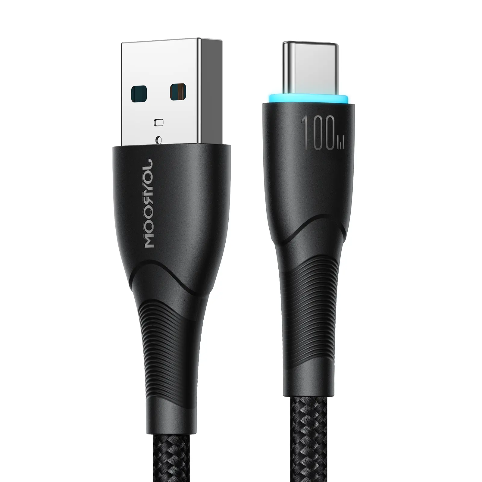 JOYROOM Support SCP/FCP/QC/VOOC/Turbo 100W Fast Charge 1m Braided Nylon Material Usb A To Type-c Usb Cable Data Cable