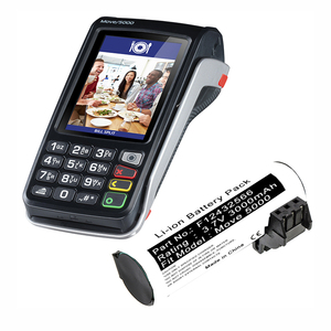 EFT-POS 3.7V Li-Ion 3000mAh f12432566 f2640237 di chuyển 5000f thanh toán thiết bị đầu cuối Pin cho ingenico di chuyển 5000 di chuyển 5000S 5000f - Product Image 1